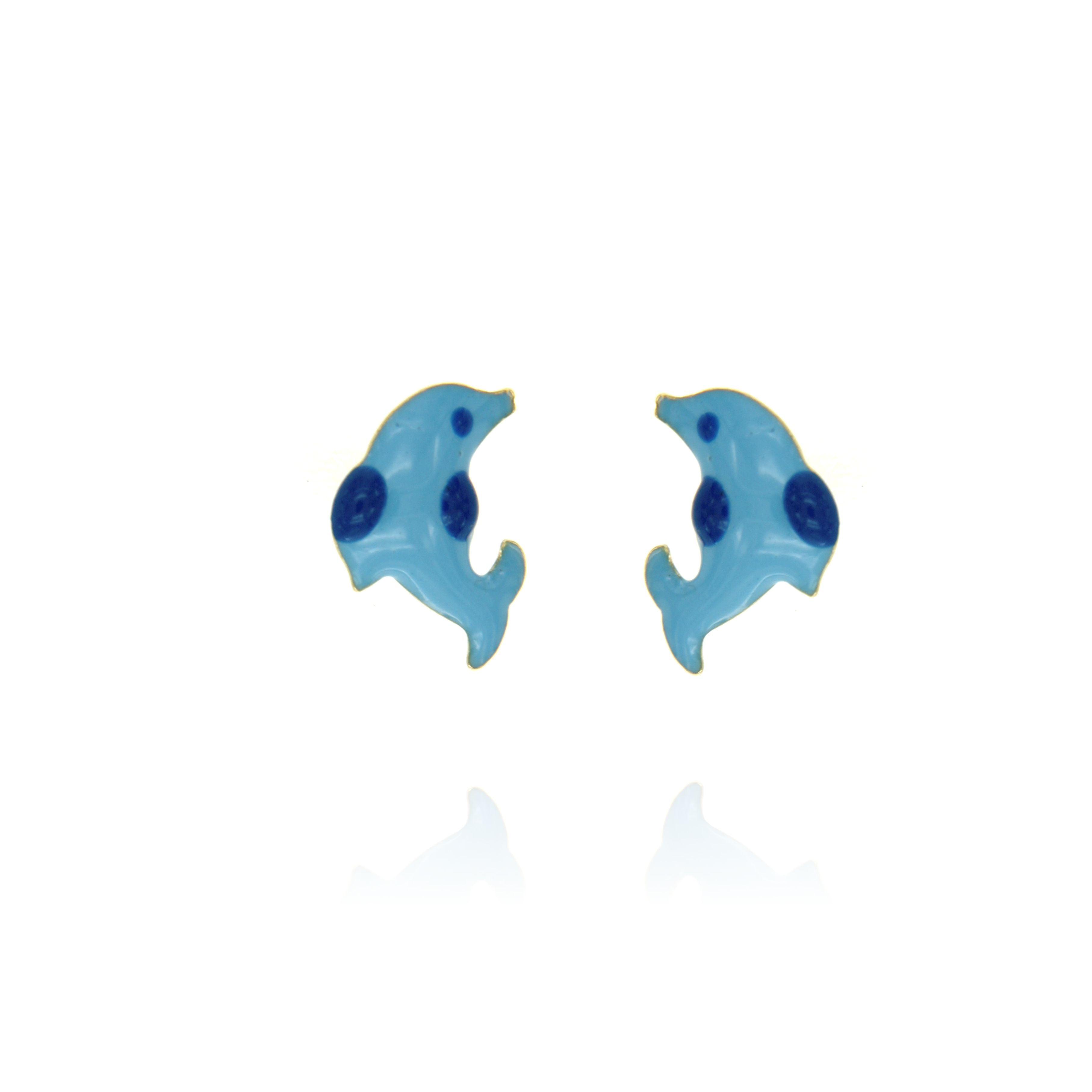 Ohrringe Delfin